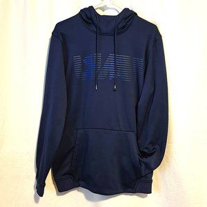 Under Armour Men's Size Large Cold Gear Hoodie Loose Fit Navy Blue Sweatshirt